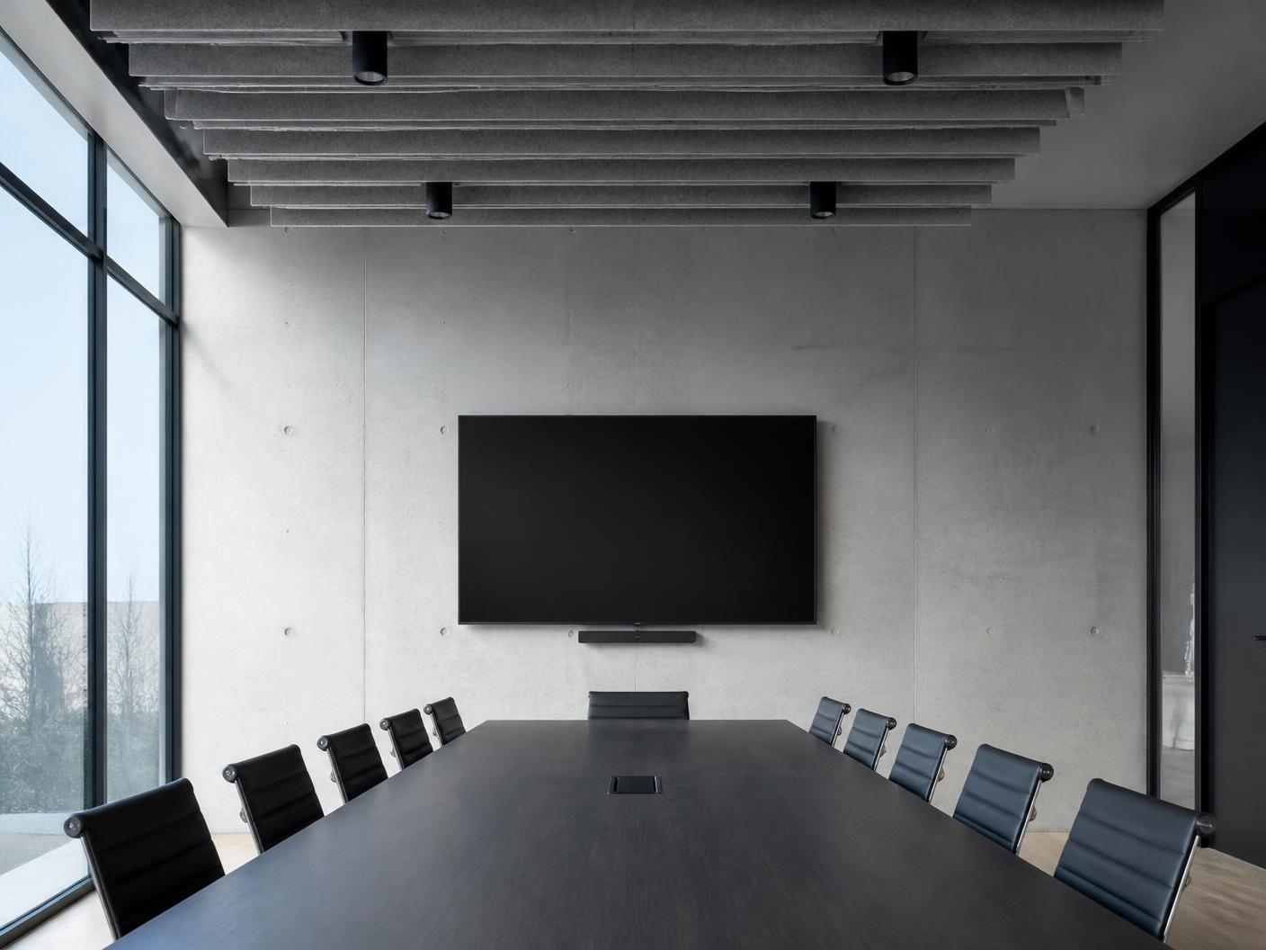 The long shared table at Backhouse, used as a place to work alongside others